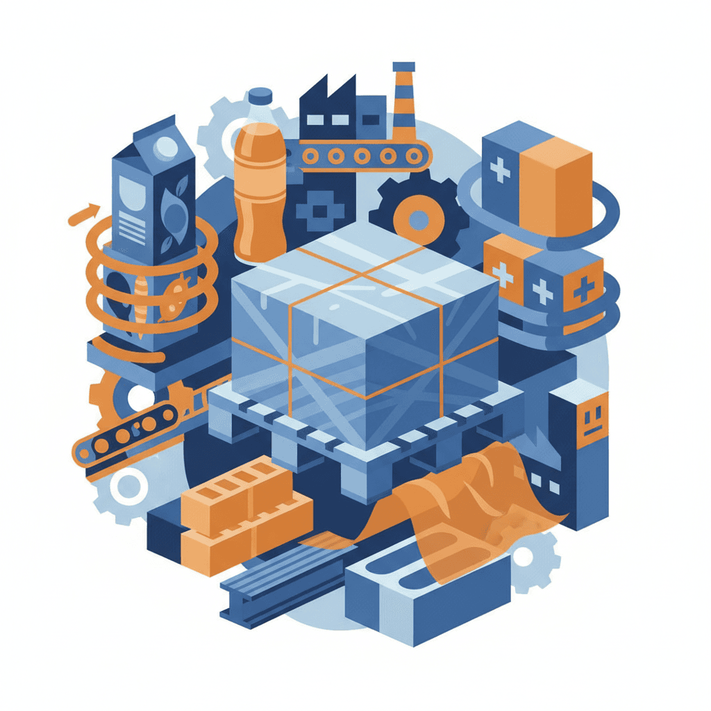 Industries served by pallet wrapping machines